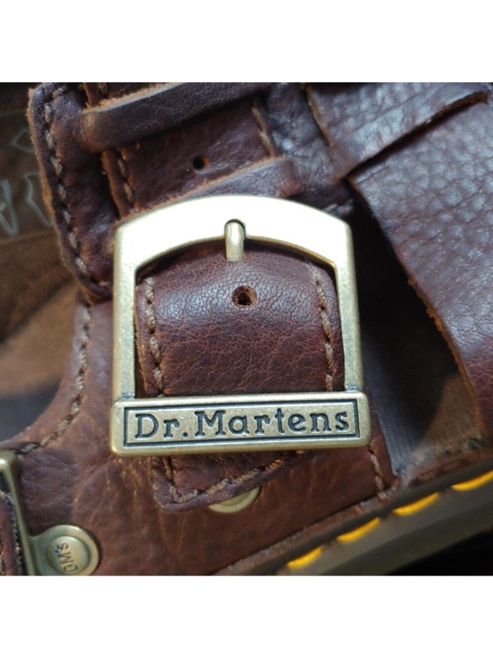 Dr Martens Wrenlie Chunky FIsherman Grizzly Leather Sandals Streetwear Gorp 9 - Picture 11 of 12